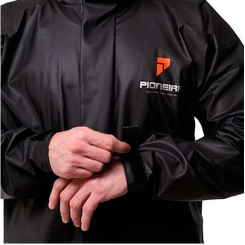 Capa De Chuva Pioneira PVC Masculina Motoqueiro Impermeável