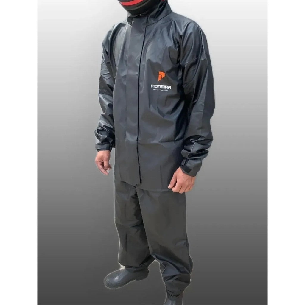 Capa De Chuva Pioneira PVC Masculina Motoqueiro Impermeável