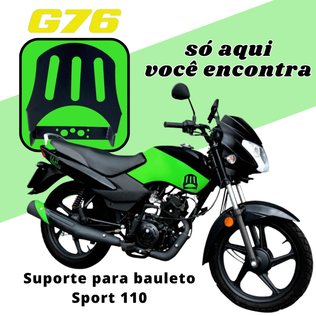 Bagageiro Suporte Mottu Sport 110i Churrasqueira G76