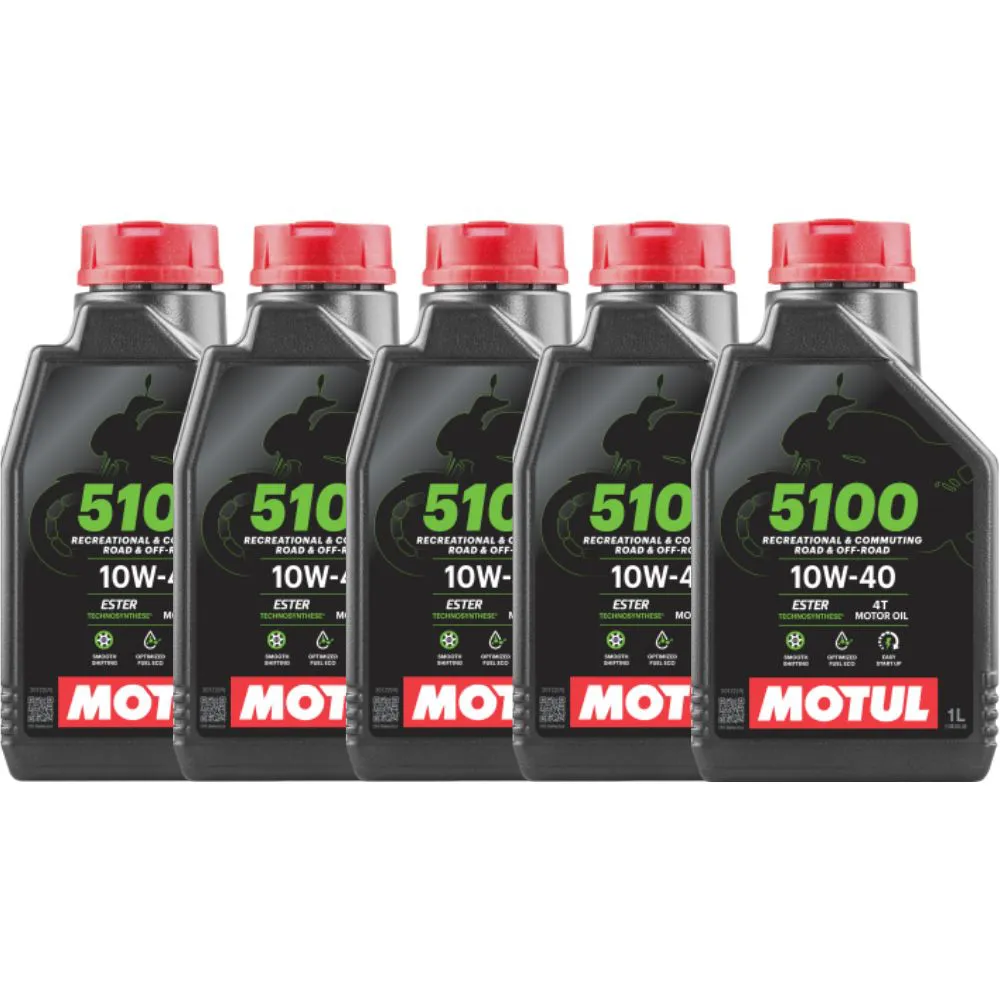 Óleo Motul 5100 10w40 4t Motor Semi Sintetico 1L