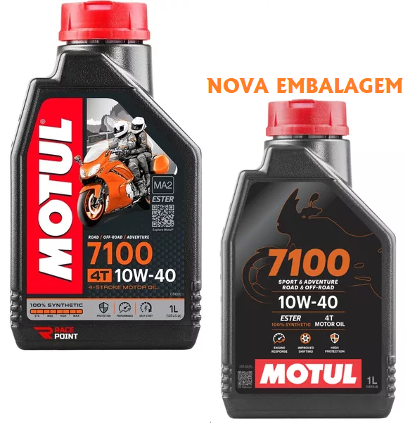 Óleo Motul 10w40 7100 100% Sintético 4t 1L