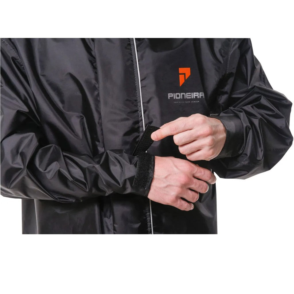 Capa De Chuva Pioneira PVC Masculina Motoqueiro Impermeável