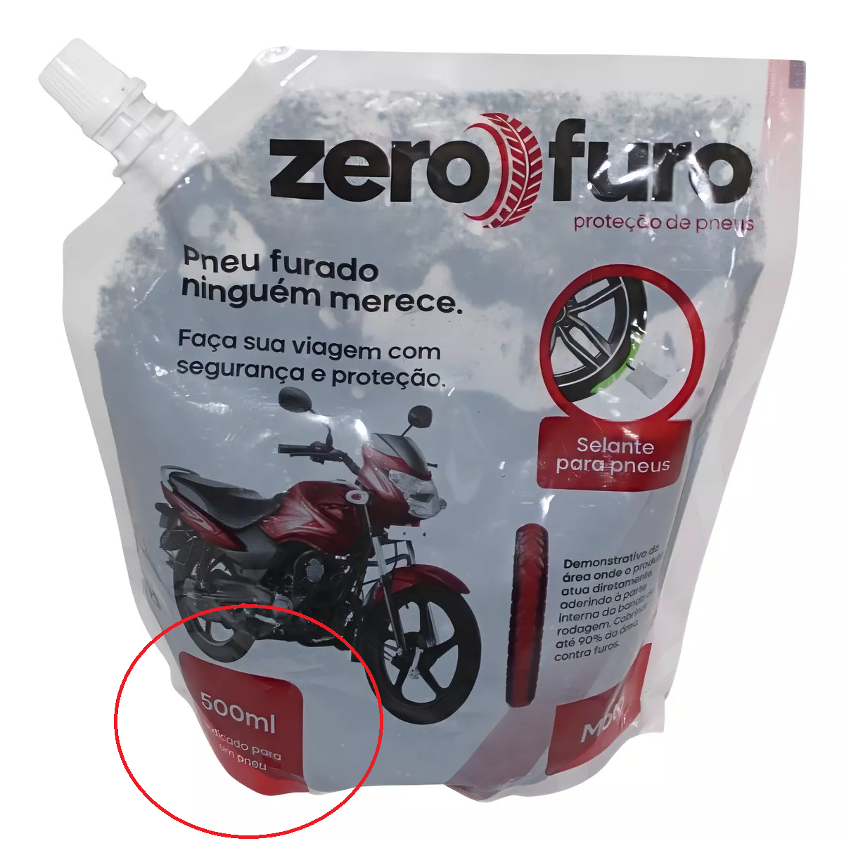 Vacina Selante Para Pneu De Carro E Moto Zero Furo