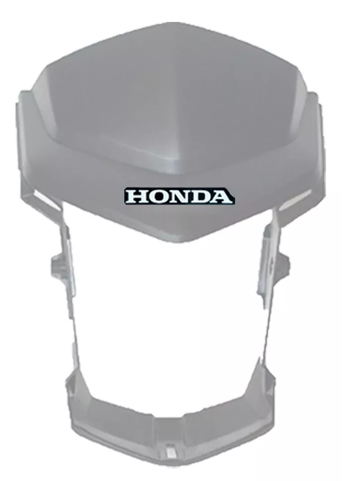 Adesivo Mascara Frontal Farol Rabeta Traseira Moto Honda 6,7cm