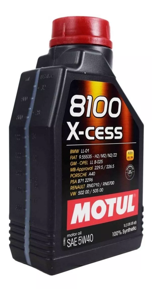 Óleo Motul 8100 X-cess 5w40 100% Sintético Carro Caminhonete Jet-ski