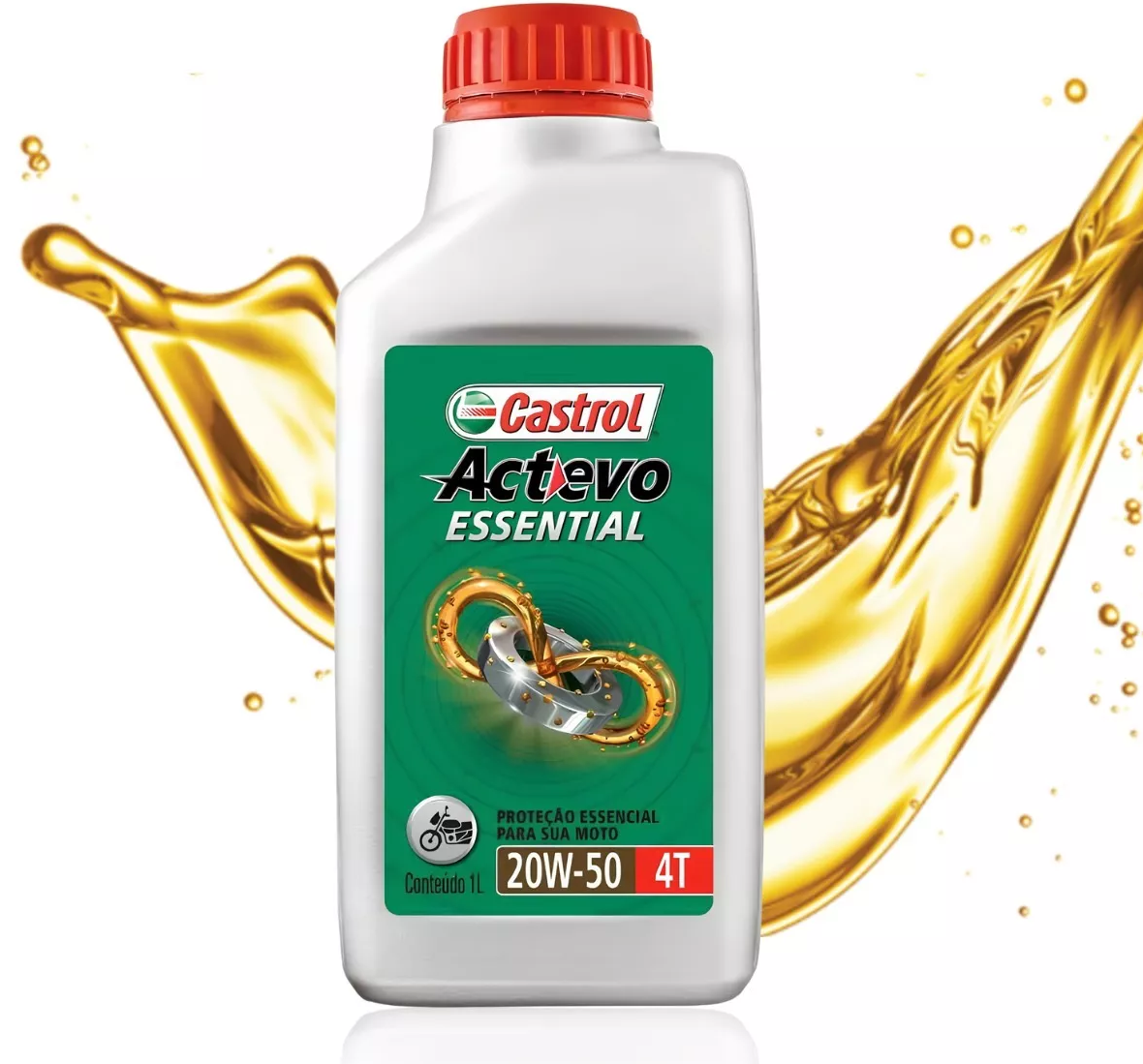 Óleo Castrol 20w50 Mineral Titan 150 Ybr Factor Cbx Cb300