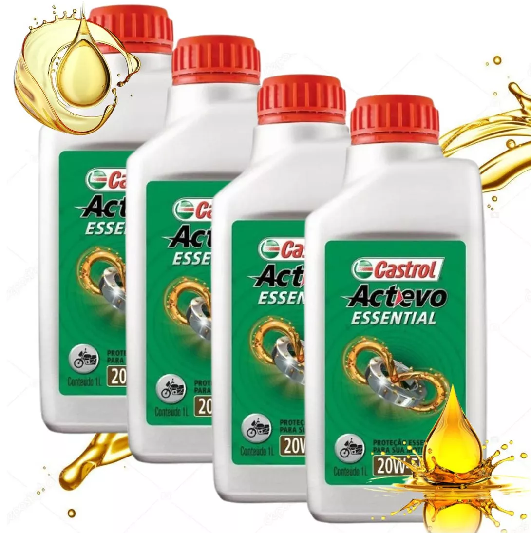 Óleo Castrol 20w50 Mineral Titan 150 Ybr Factor Cbx Cb300