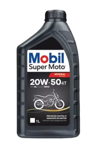 Óleo Mobil 20w50 Mineral Titan 150 Ybr Factor Cbx Cb300 Xre