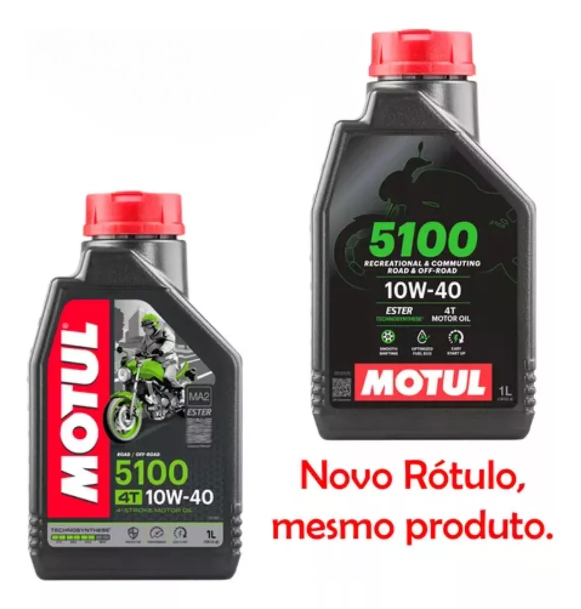 Óleo Motul 5100 10w40 4t Motor Semi Sintetico 1L