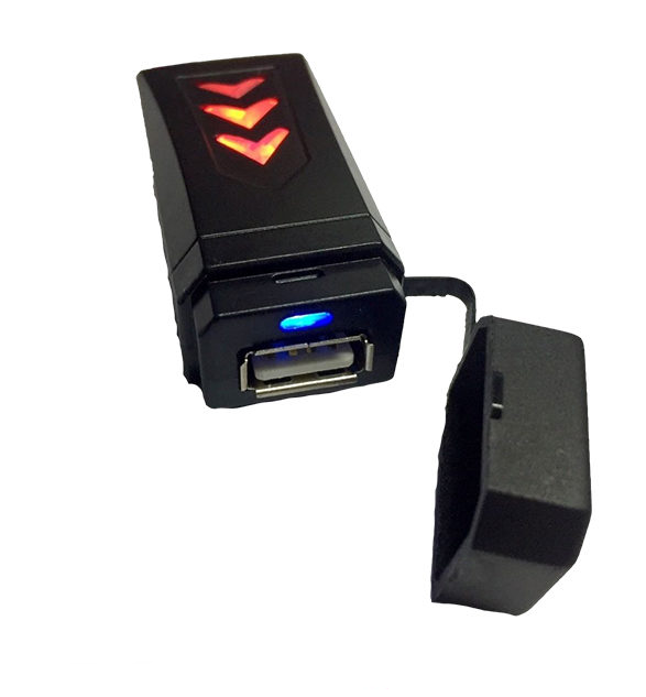 Carregador Celular Gps Moto Usb 12v Universal