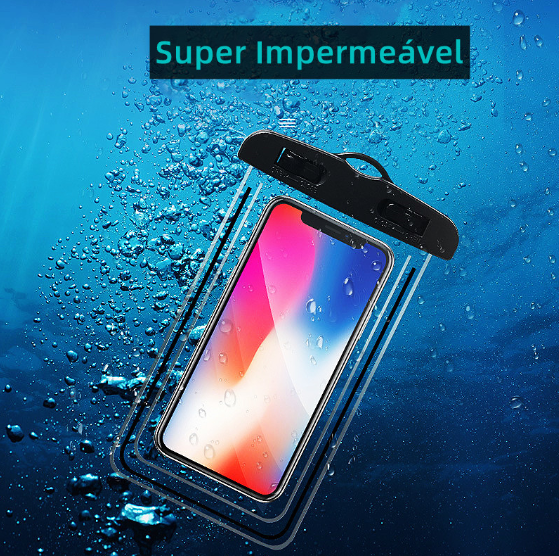 Capa De Celular Impermeável Proteção Mergulho Chuva Piscina Cor Variada G76