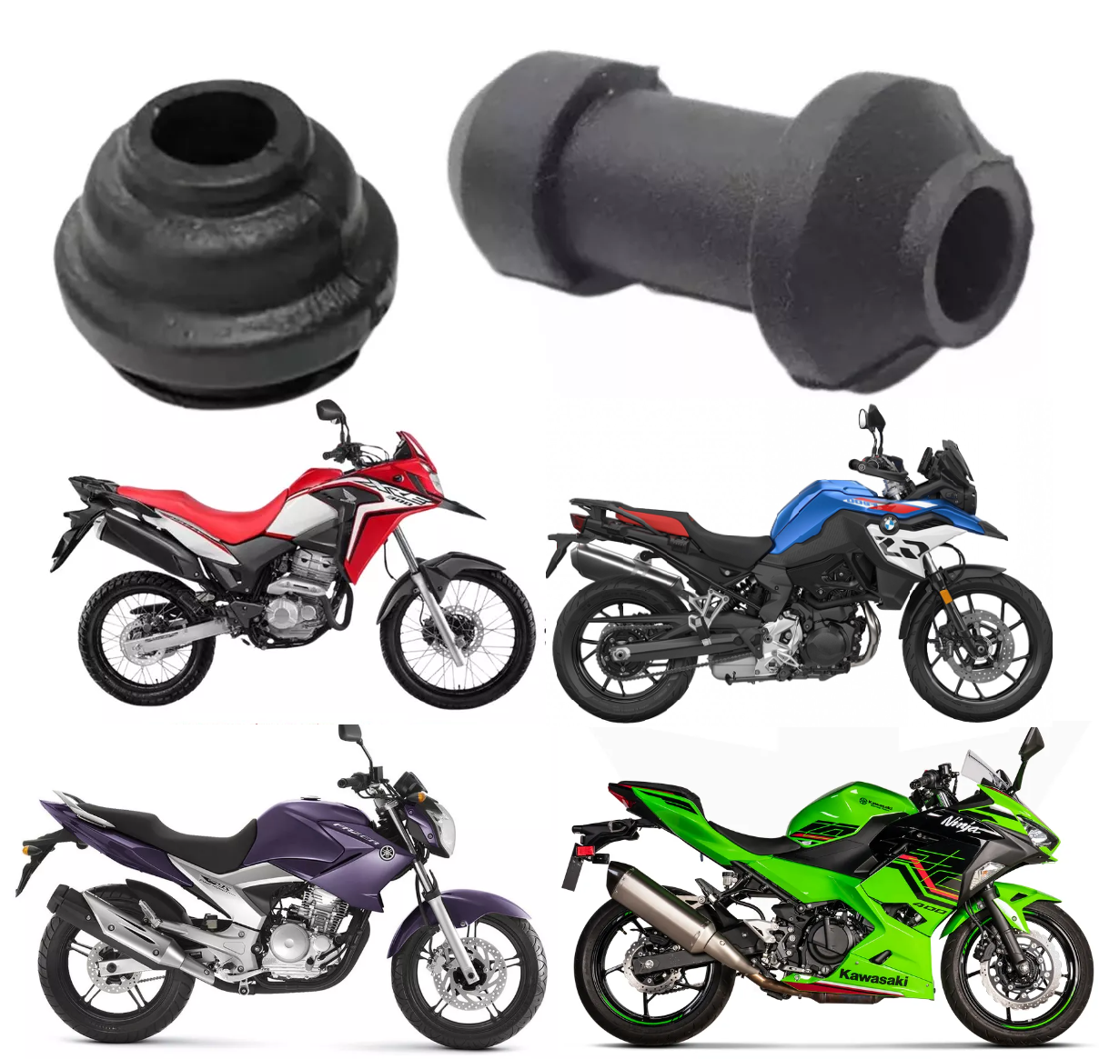 Borracha Reparo Pinça Freio Cg 150 Bros Cbx Fazer Xt660 Shadow F800 Gs650