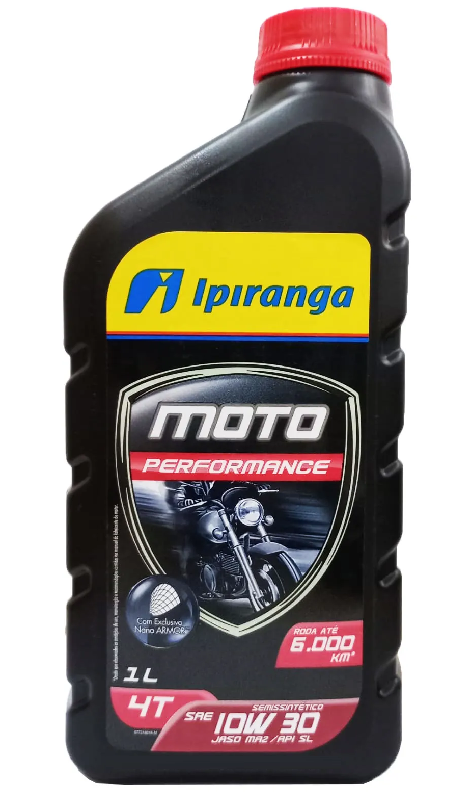 Óleo Ipiranga 10w30 Semissintético Moto Performance 4t 1 Litro