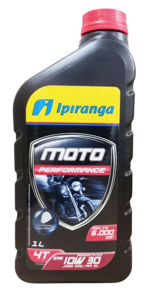 Óleo Ipiranga 10w30 Semissintético Moto Performance 4t 1 Litro