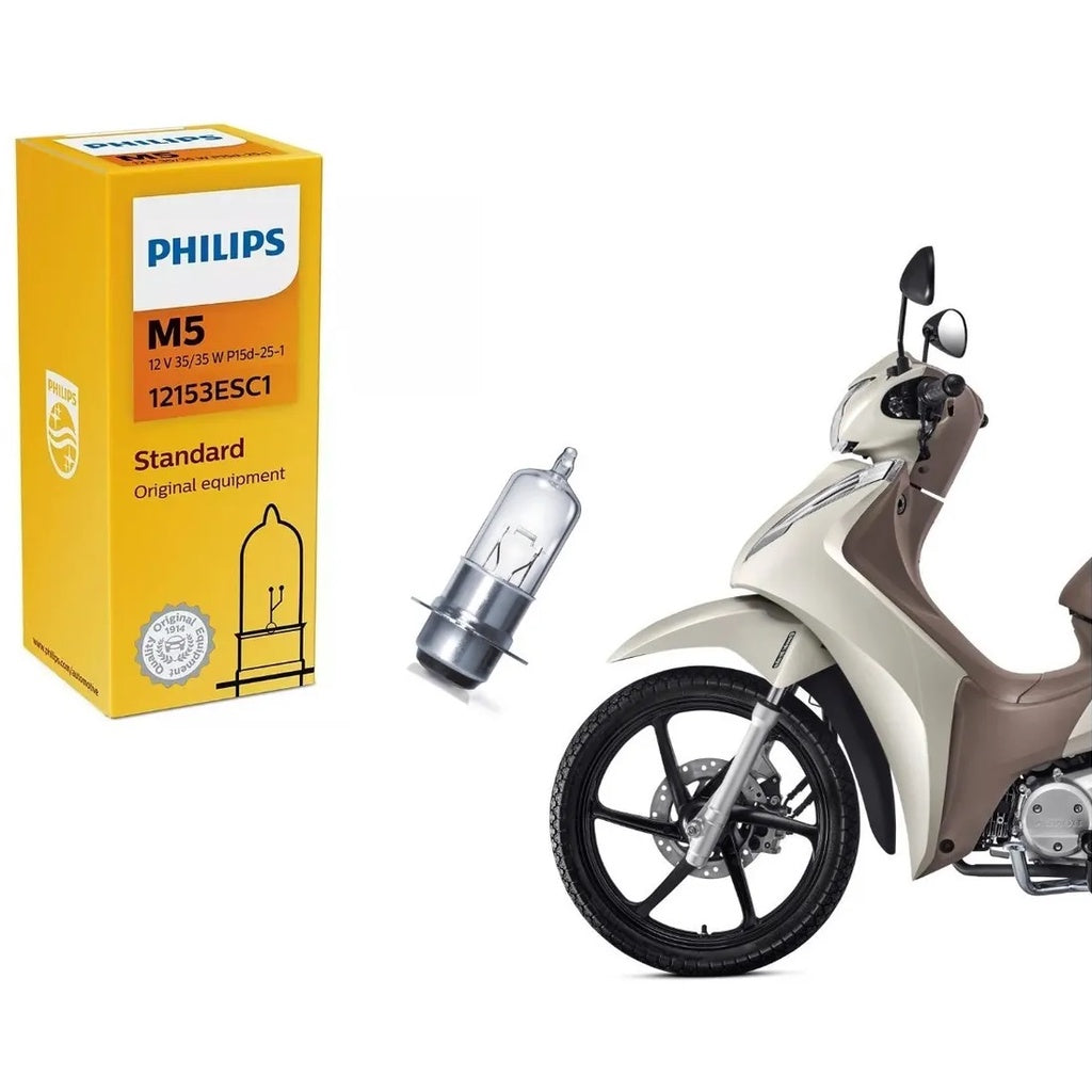 Lampada Farol Biodo Drean Pop Biz 100/125 Nxr Bros 125/150 Neo115 Philips M5