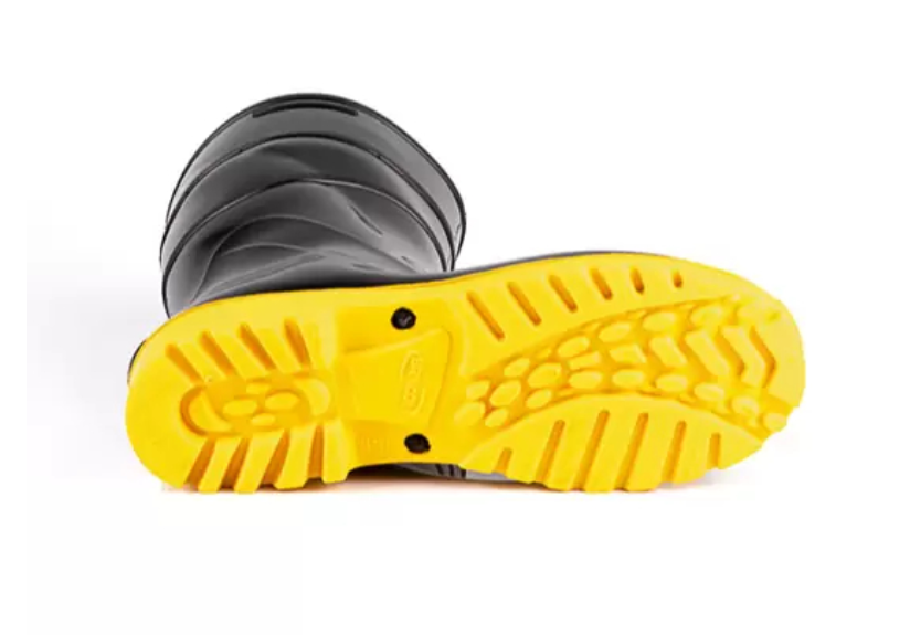 Bota Pvc Galocha Chuva Impermeavel Motoboy Solado Amarelo Bracol