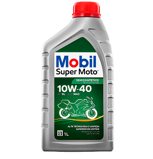 Oleo Mobil 10w40 Verde Mx Litro Mobil Super Moto Power Semi