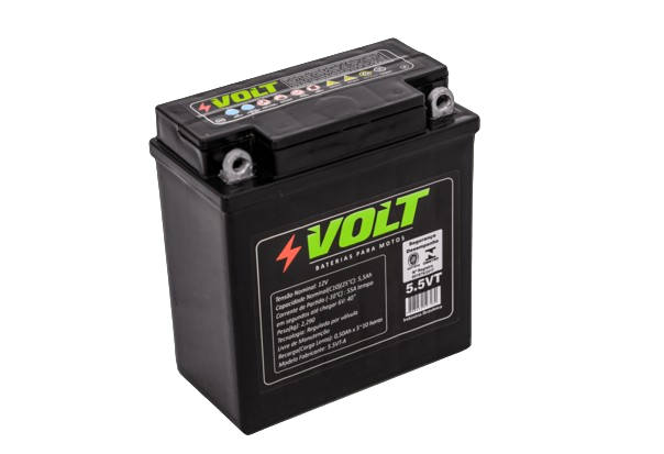 Bateria 5.5 Volt Ybr 125 Crypton 105 Hunter 90 Xtz 125 Rd Rdz 125 135